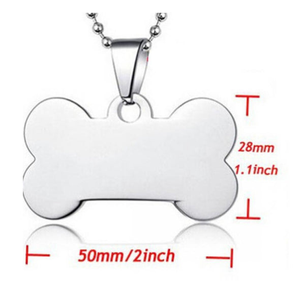 Double Sided Pet ID Tag