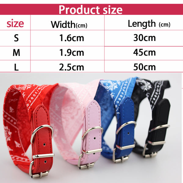 Adjustable Pet Collar Bandana