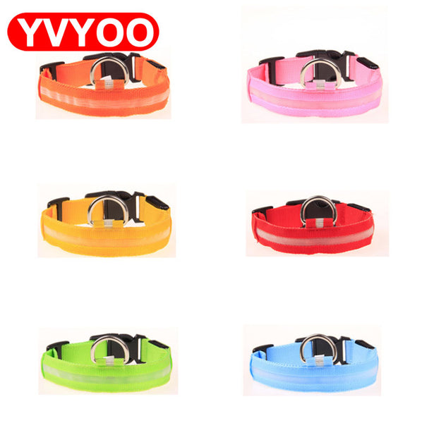Night Flashing Glowing Pet Collar