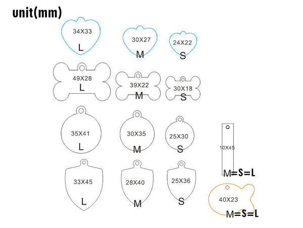 Adorable Engraved Pet Tag