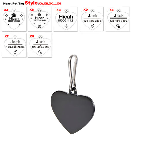 Adorable Engraved Pet Tag