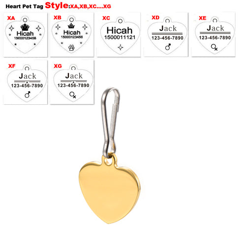 Adorable Engraved Pet Tag