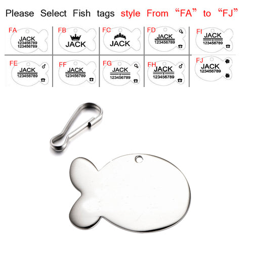 Adorable Engraved Pet Tag